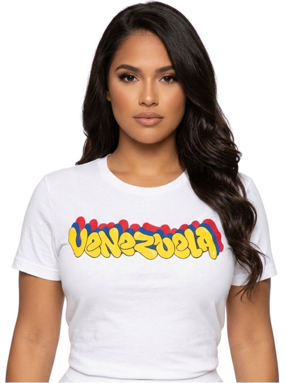 VENEZUELA | White Graphic Short Sleeve T-Shirt Women’s Size X-Large